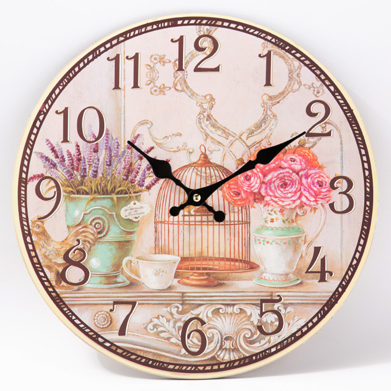 Bird Wall Clock Home Living Room Digital Timer Silent Watch for People Children Birthday Presents
