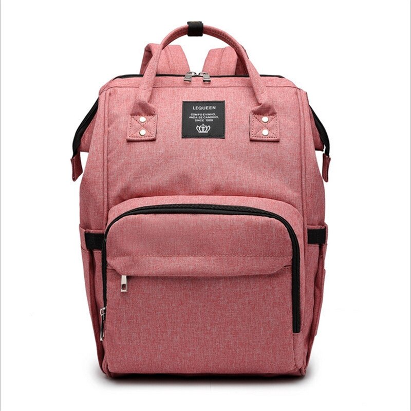 LUYO Diaper Bag Mummy Baby Care Nappy Large Capacity Waterproof Business Backpack Women Travel Bag Ring Bagpack Rugzak Back Pack