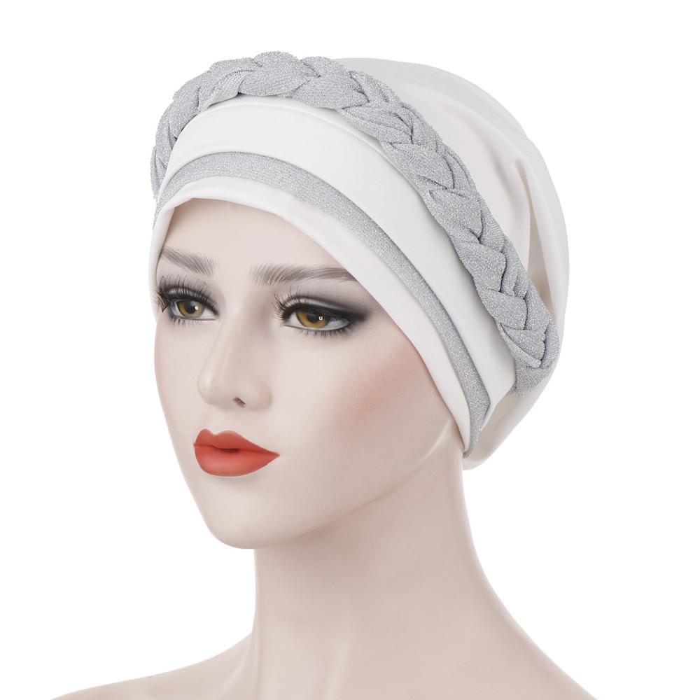 Twee-Tone Mode Moslim Tulband Motorkap Klaar Te Dragen Innerlijke Hijaabs Islamitische Wraps Vrouwen Hoofd Sjaal hijab Caps