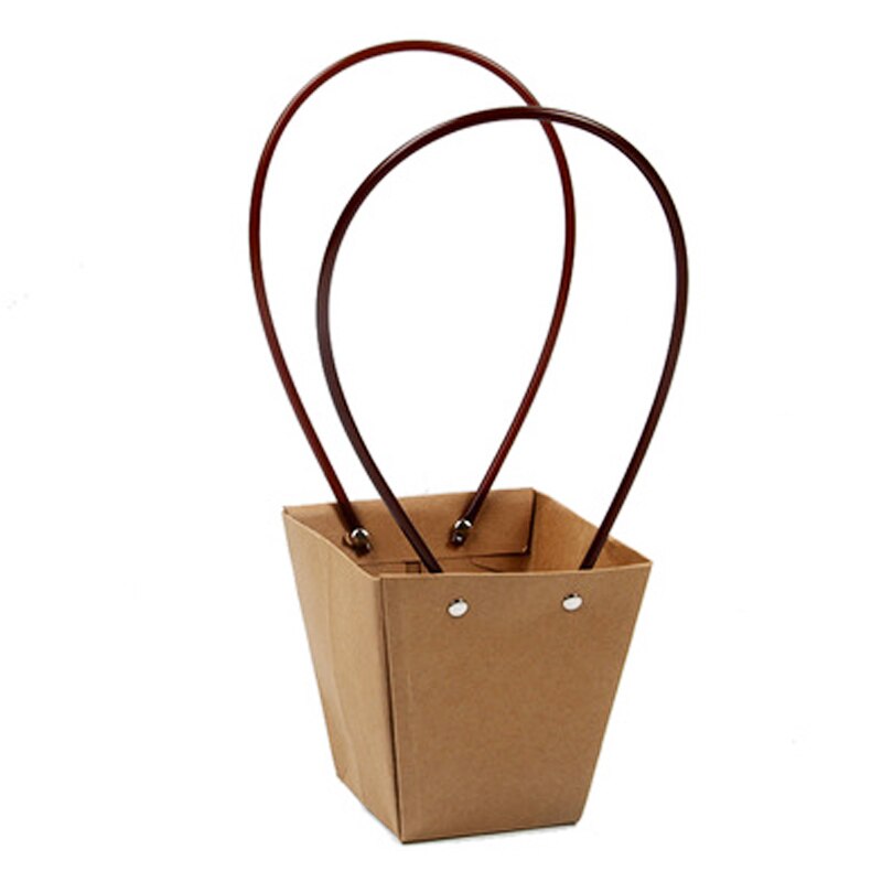 Sac en papier Kraft trapézoïdal | Sachet carré pour plantes vertes/fleurs/viande 7A2251 1 pièce: 3