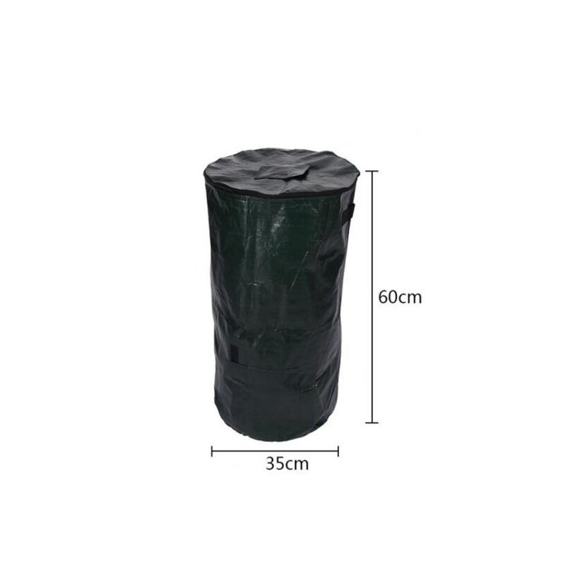 Bolsa de abono orgánico para fruta, cocina, recolección de residuos de fermentación, almacenamiento, Compost, cultivo de verduras, herramienta de jardín: 35x60cm