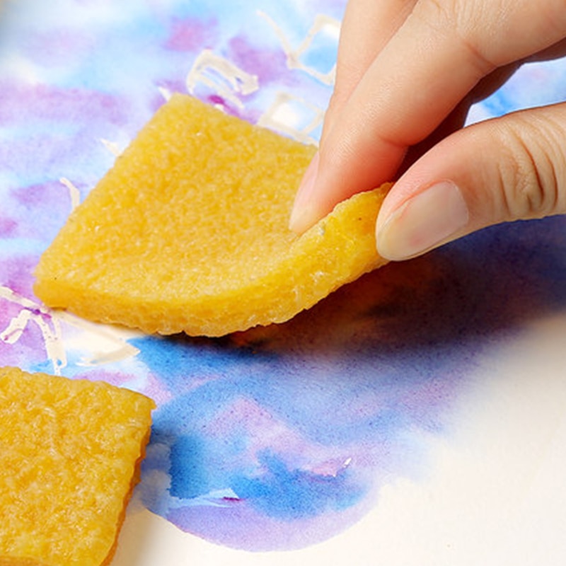 Watercolor eraser beginner left white plastic pigskin adult watercolor white liquid cleaning eraser art supplies