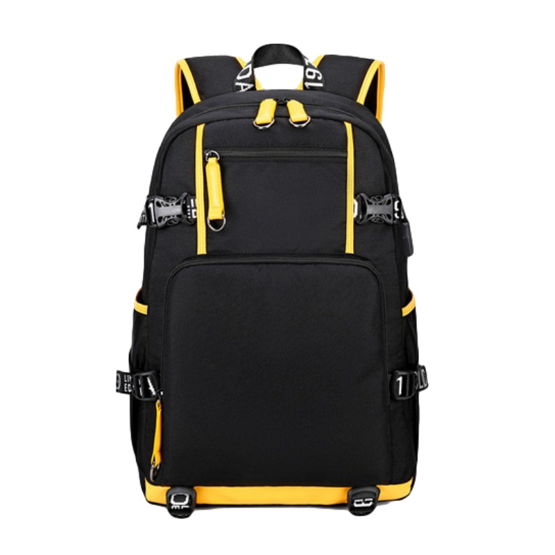 Männer Rucksack Trend Männer der Freizeit Reise Wasserdichte Computer Tasche Schwarz Gelb Reise Rucksack Oxford Tuch Neue Tasche