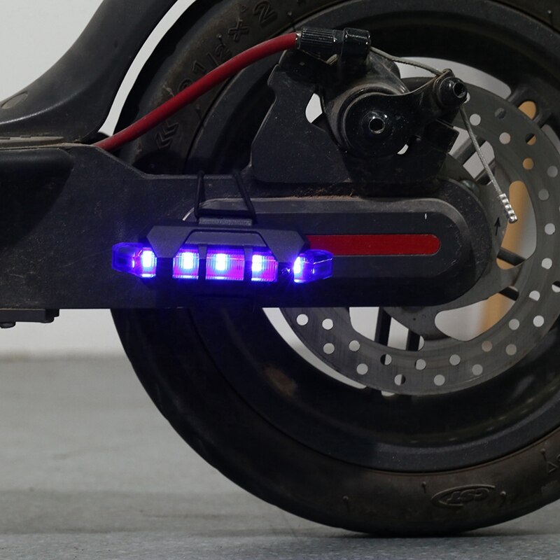 2Pcs Electric Scooter Warning Light Waterproof Safety LED for M365 Pro: Blue