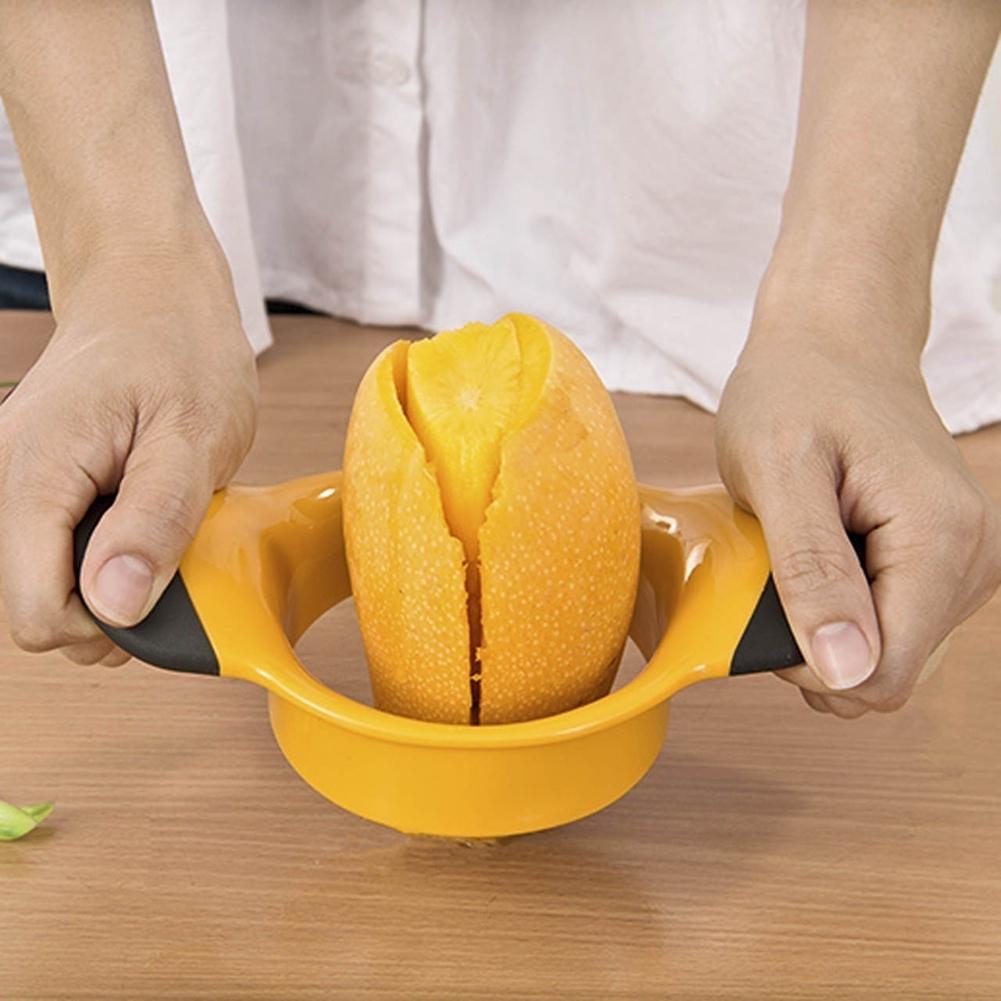 Creatieve Keuken Gadgets Rvs Peer Slicer Fruit Cutter Splitter Gesneden Fruit Meloen Fruit Mes Nucleaire Divider Gereedschap