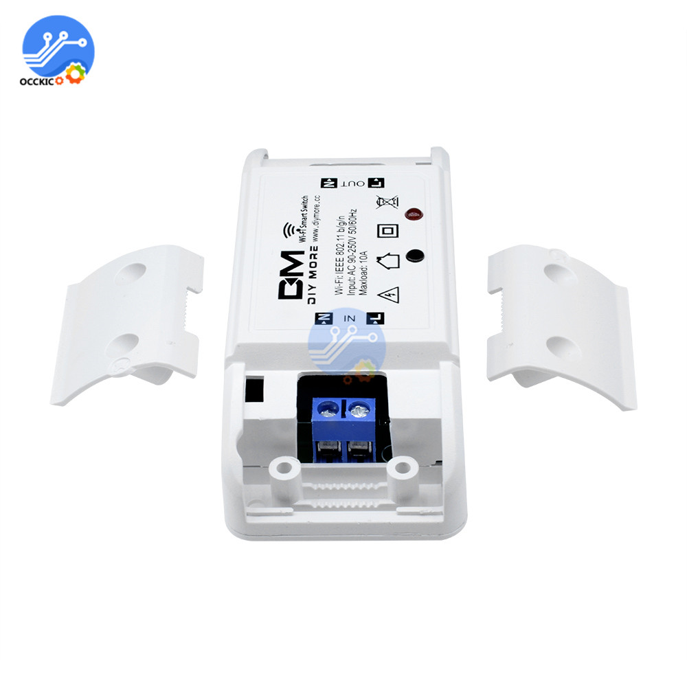 Sonoff DM AC 90V-250V Control remoto inteligente Wifi Interruptor Diy temporizador Interruptor inalámbrico WiFi inteligente enchufe inteligente para Google Home