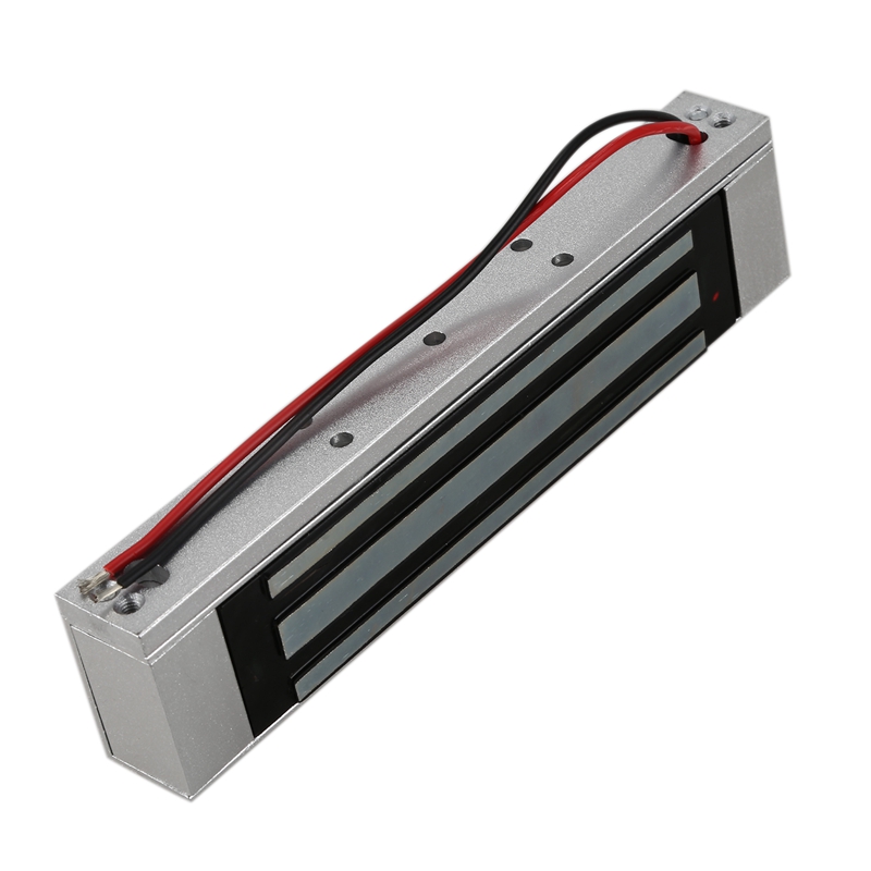 NEUE-Einzel Tür 12V Elektrische Magnetische Elektromagnetische sperren 180KG (350LB) haltekraft für Zugriff Kontrolle silber
