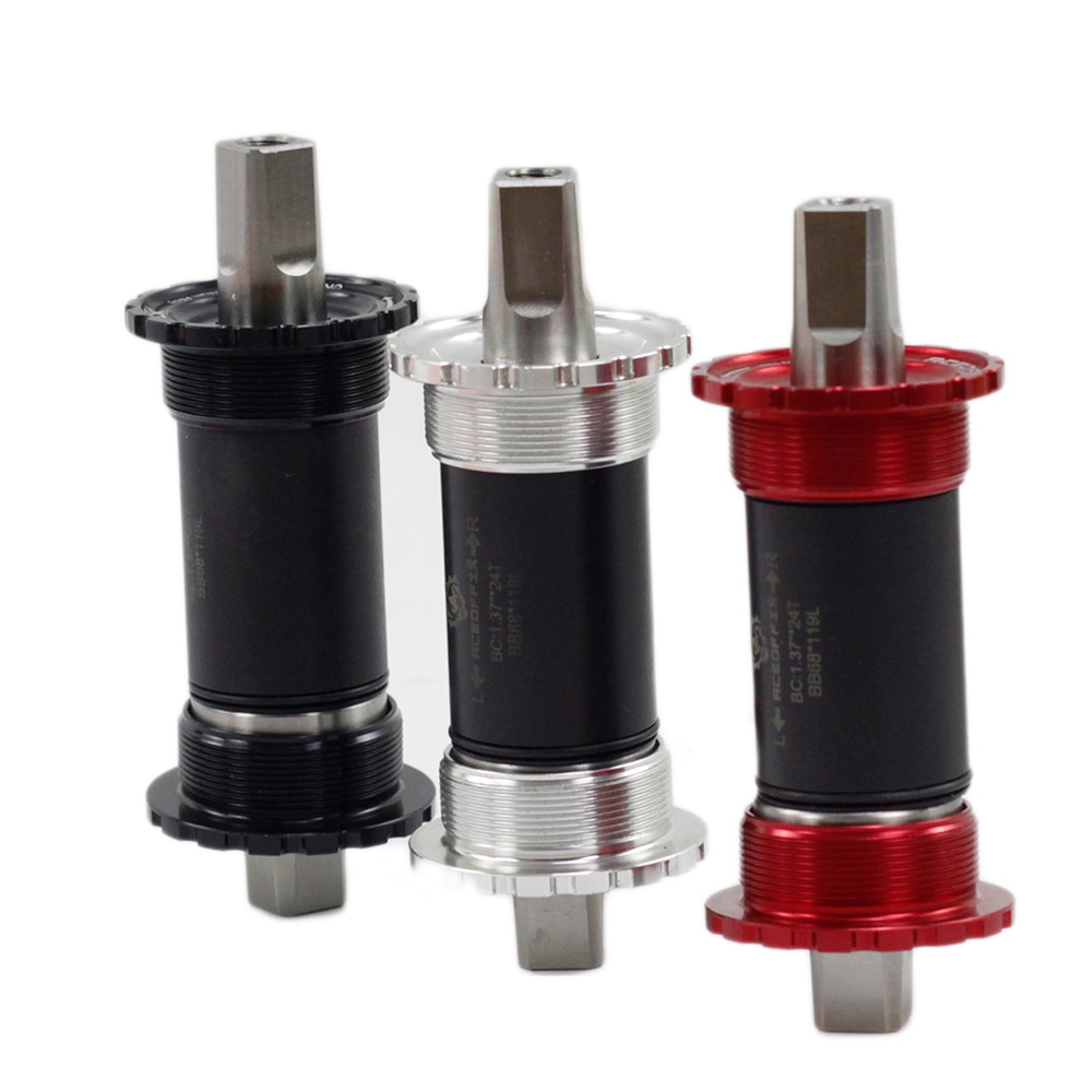 Aceoffix Titanium Bottom Bracket 119mm for Brompton 3SIXTY Floding Bike BSA Threaded Square Taper Bottom Bracket