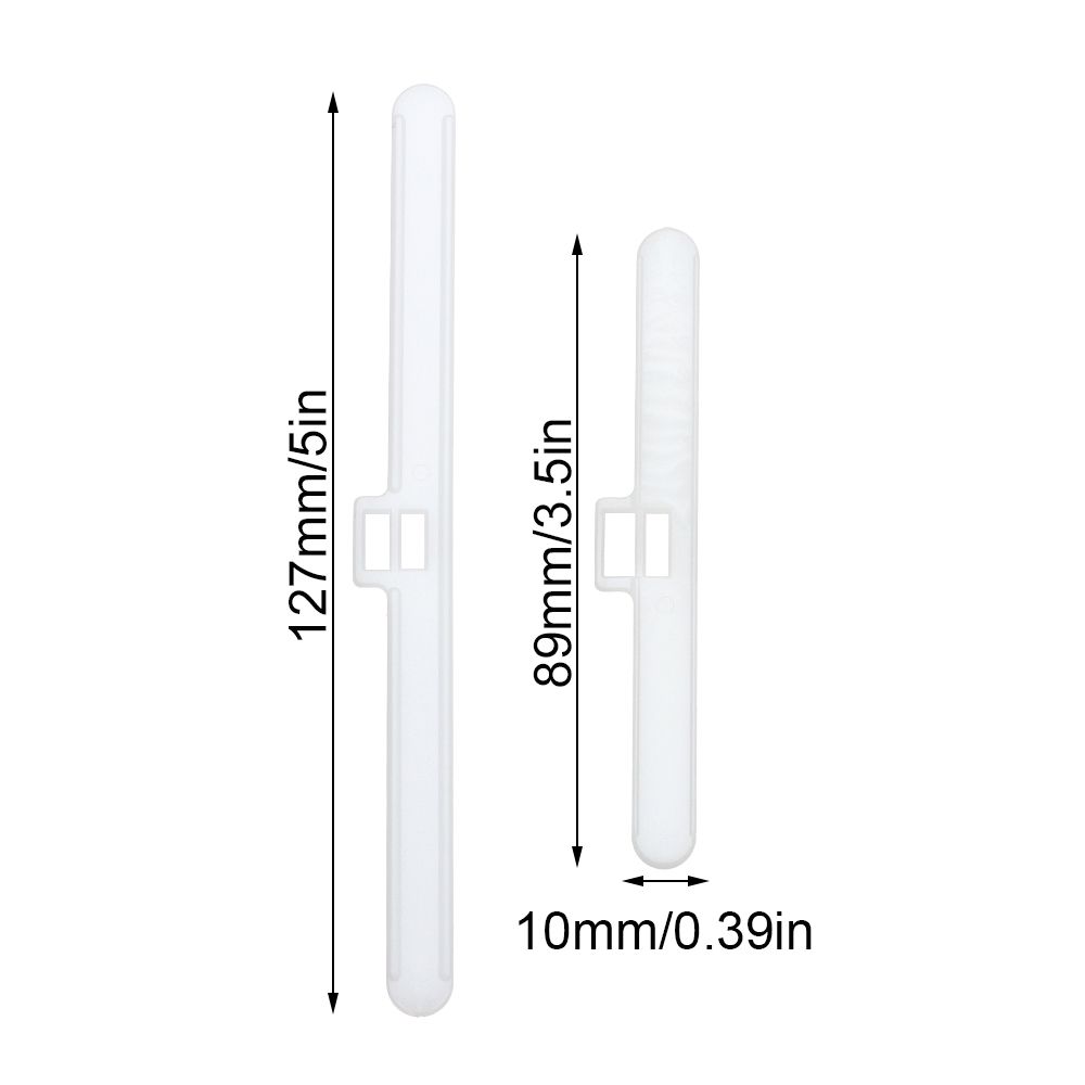 10 st. 89mm gardintillbehör, lameller, reservdelar till lamellhängare, kedja, vertikal persienner, gardinreservdelar, reparationsklämmor, fönster