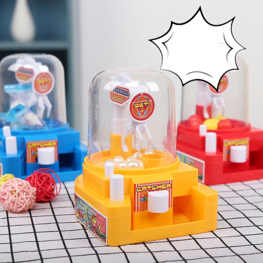 Meisjes En Jongens Mini Bal Vangen Machine Kleine Speelgoed Plastic Candy Bal Grijper voor Kid Educative Speelgoed