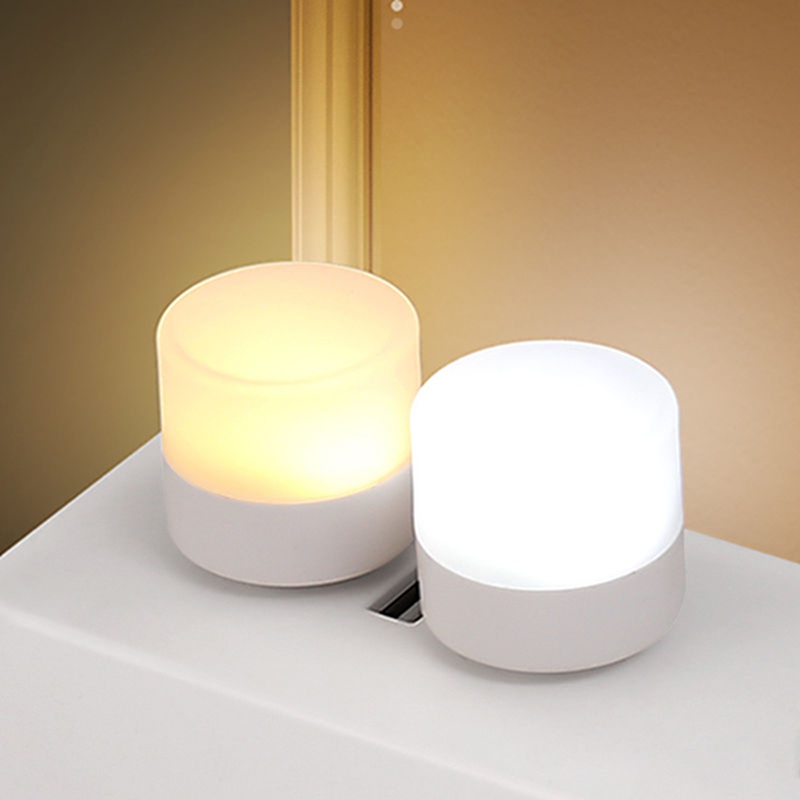 5/10Pcs USB Nachtlicht Warm Weiß Augenschutz Buch Lesen Licht USB Stecker Computer Mobile Power Lade LED Nacht Lampe ﻿