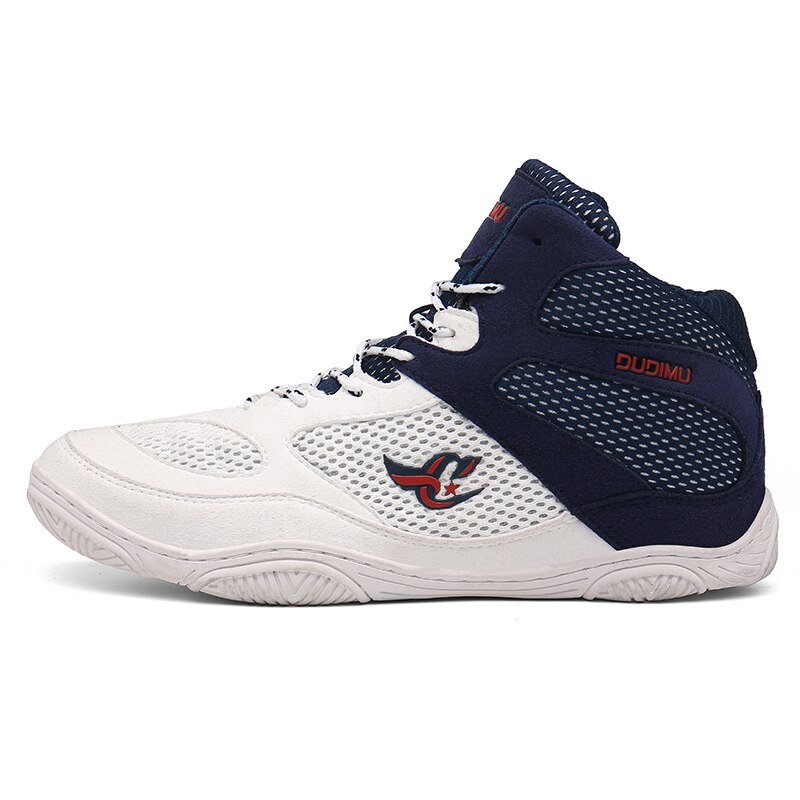 männer frauen Wrestling Schuhe Professionelle Kämpfen Stiefel Taekwondo Training Kampf Schuhe Sport Schuhe: BaiSe / 6,5