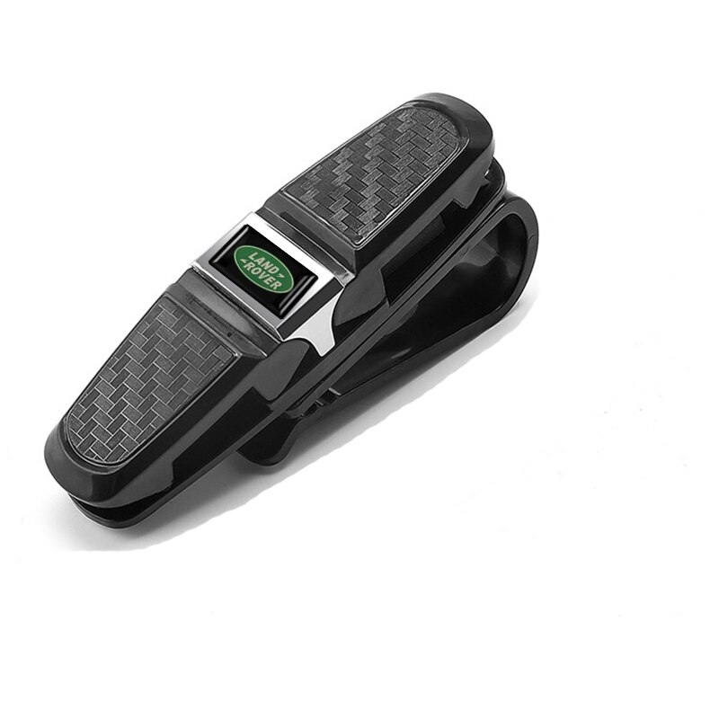 Pince de rangement de lunettes de voiture ABS, pince de rangement de lunettes de soleil, pince de billet de carte pour Fiat 500 Ducato Tipo Panda Bravo Doblo Stilo Freemont accessoires: 1Pcs-Land Rover