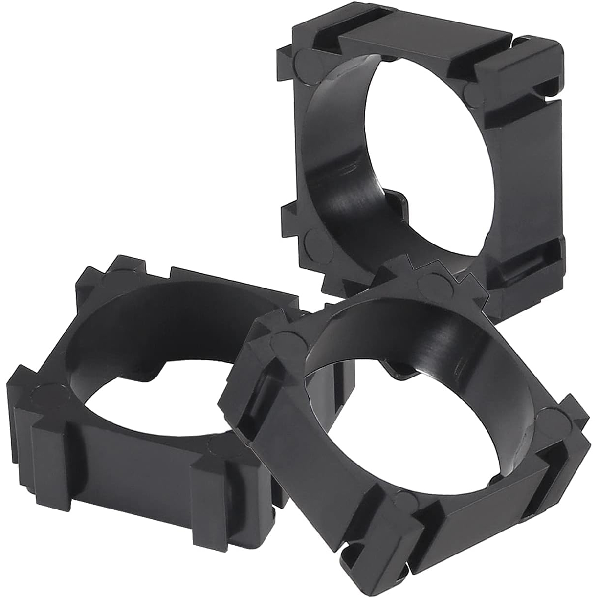 100 stuks 18650 lithiumbatterijhouders, plastic batterijhouder, cilindrische batterijstandaard, afstandhouder voor doe-het-zelf vaste batterijen