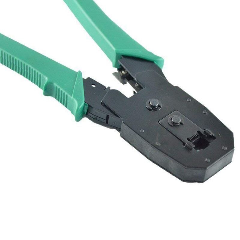 Netwerk ethernet lan kit 4 in 1 kabeltester + krimptang krimptang + draadstripper  +100x rj45 cat 5 cat 5e connector stekker netwerk