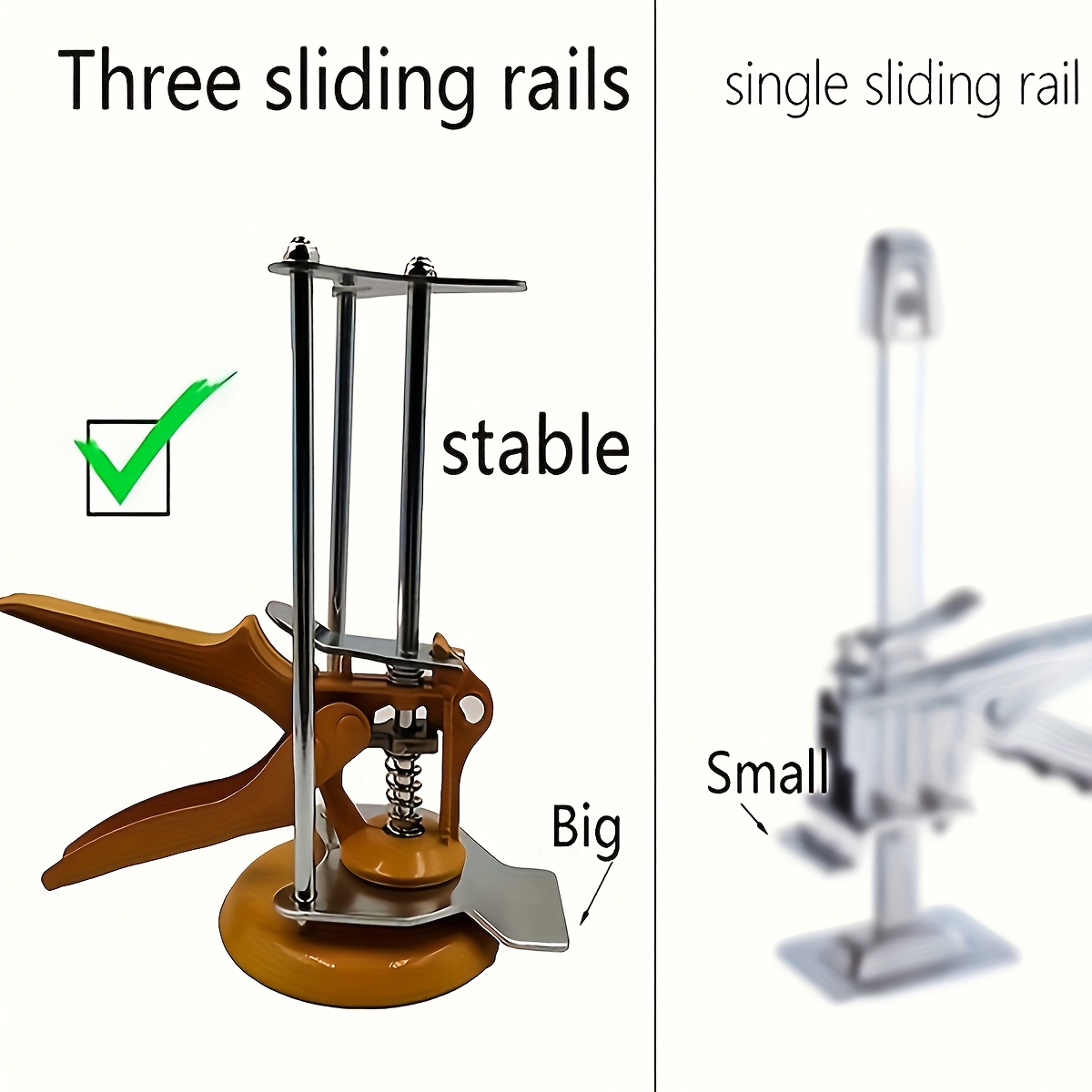 Labor Saving Arm Lever Arm Lifter Drywall Lift for Wall Tile Locator, Grip Scraper,Door Panel Lifting Cabinet Jack Board Lifter