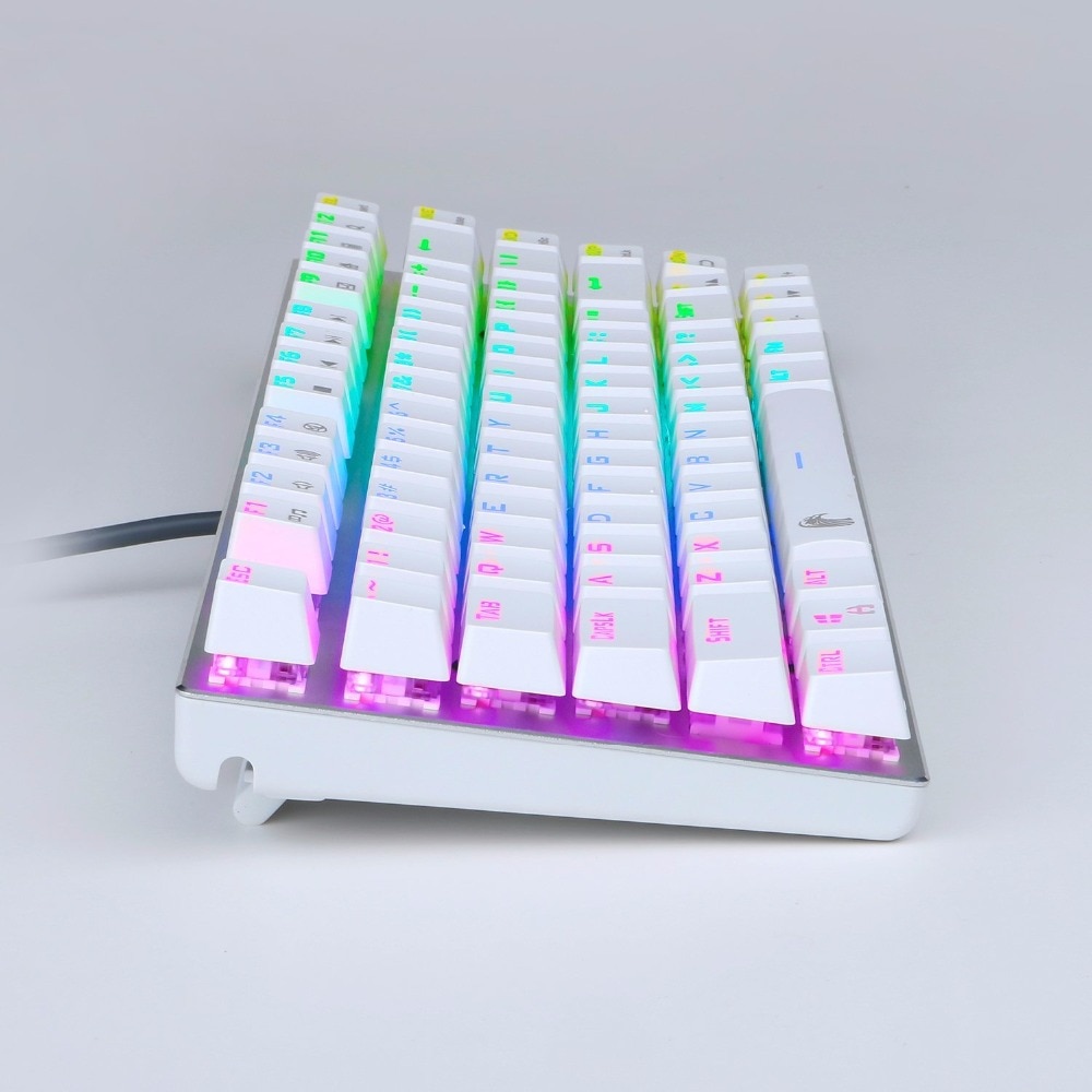 Z88 RGB Backlit 81 Keys Tenkeyless Compact Small Mechanical Gaming Keyboards DIY Outemu Blue Switches