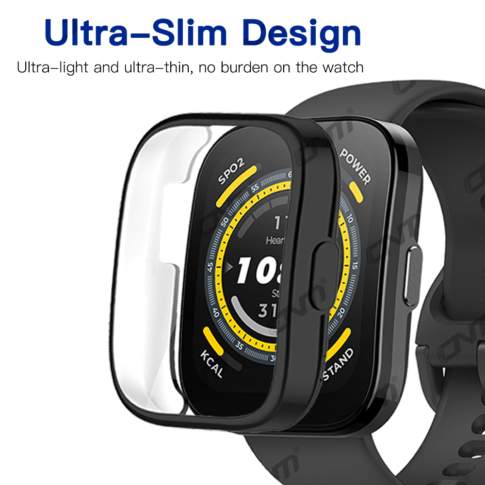 Custodia protettiva per schermo per Amazfit Bip 5 copertura completa paraurti custodia protettiva in TPU morbido per accessori Amazfit Bip5