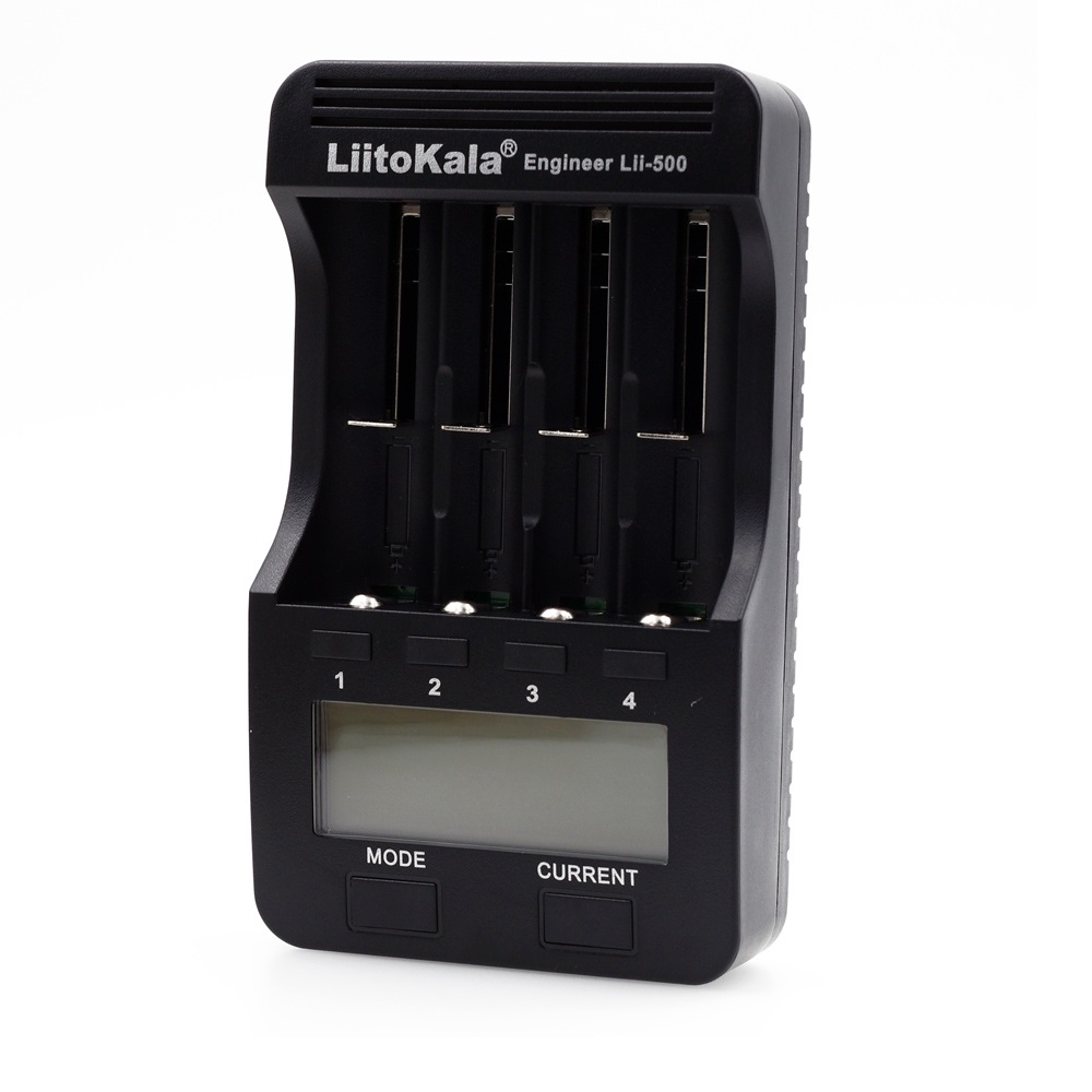 Liitokala Lii-500 18650 Smart Battery Charger,3.7V 18350 14500 18500 21700 26650 1.2V AAA NiMH Lithium LCD Charger