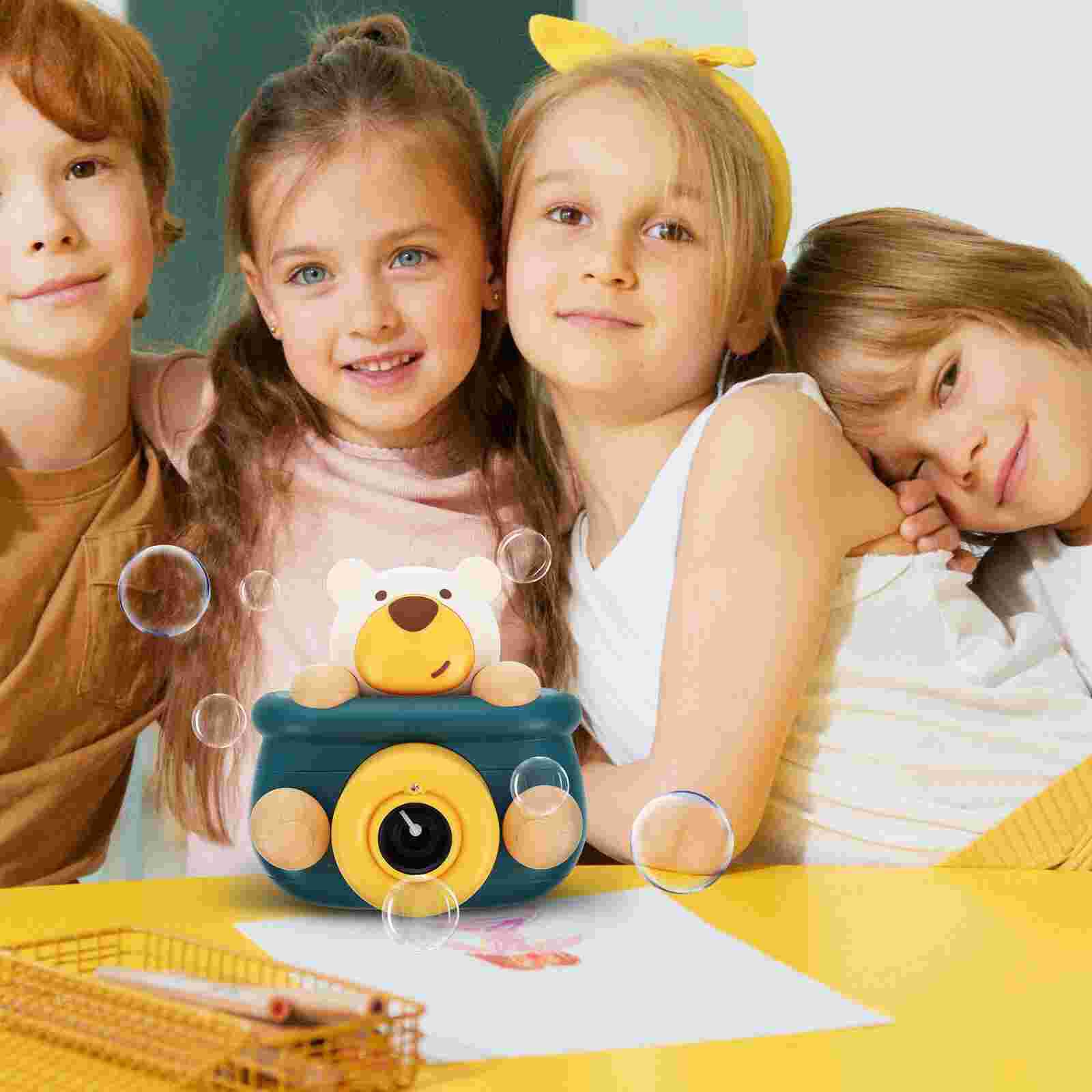 1Pc Bubble Blower Plaything Bubble Plaything Electric Bubble Blower for School Kids Garden