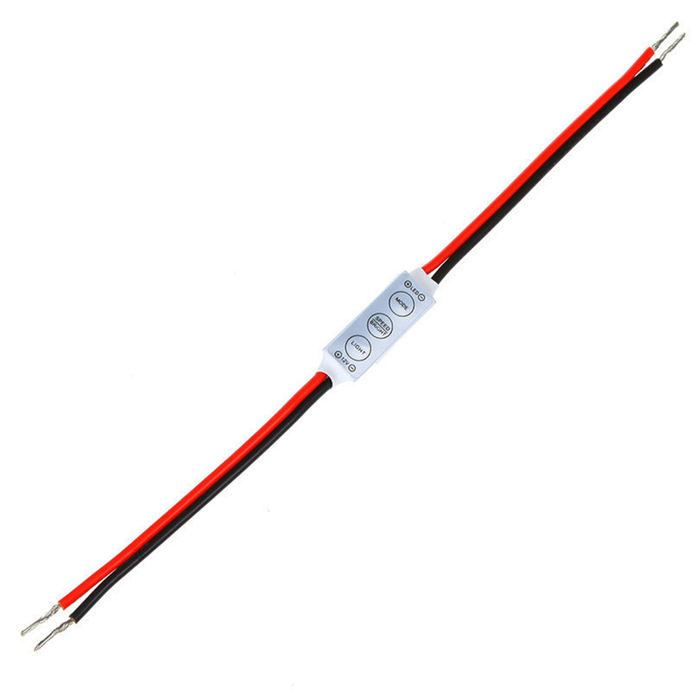 Mini 12V LED Strip Light Dimmer Controller met Aan Uit Schakelaar voor 3528 5050 27*1.2*0.5 cm krachtige functies