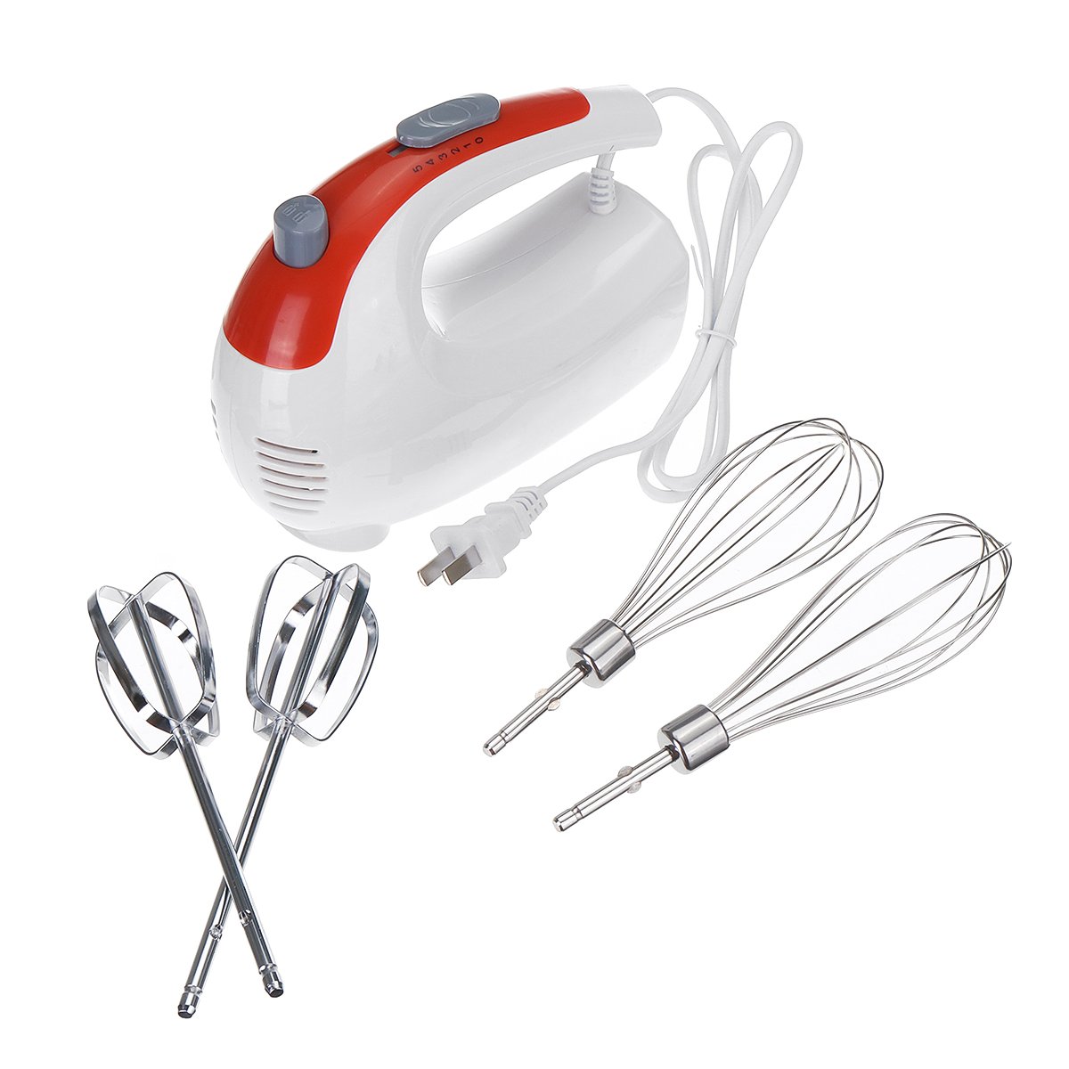 5 Speed Control Hand Mini Mixer Food Blender Multifunctional Egg Beater Egg Food Mixer Kitchen Electric Manual Cooking Tool 200W