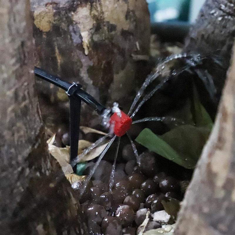 5M Diy Automatic Mini Drip Irrigation System Plant Watering Garden Hose Kits With Adjustable Dripper Smart Controller Suits