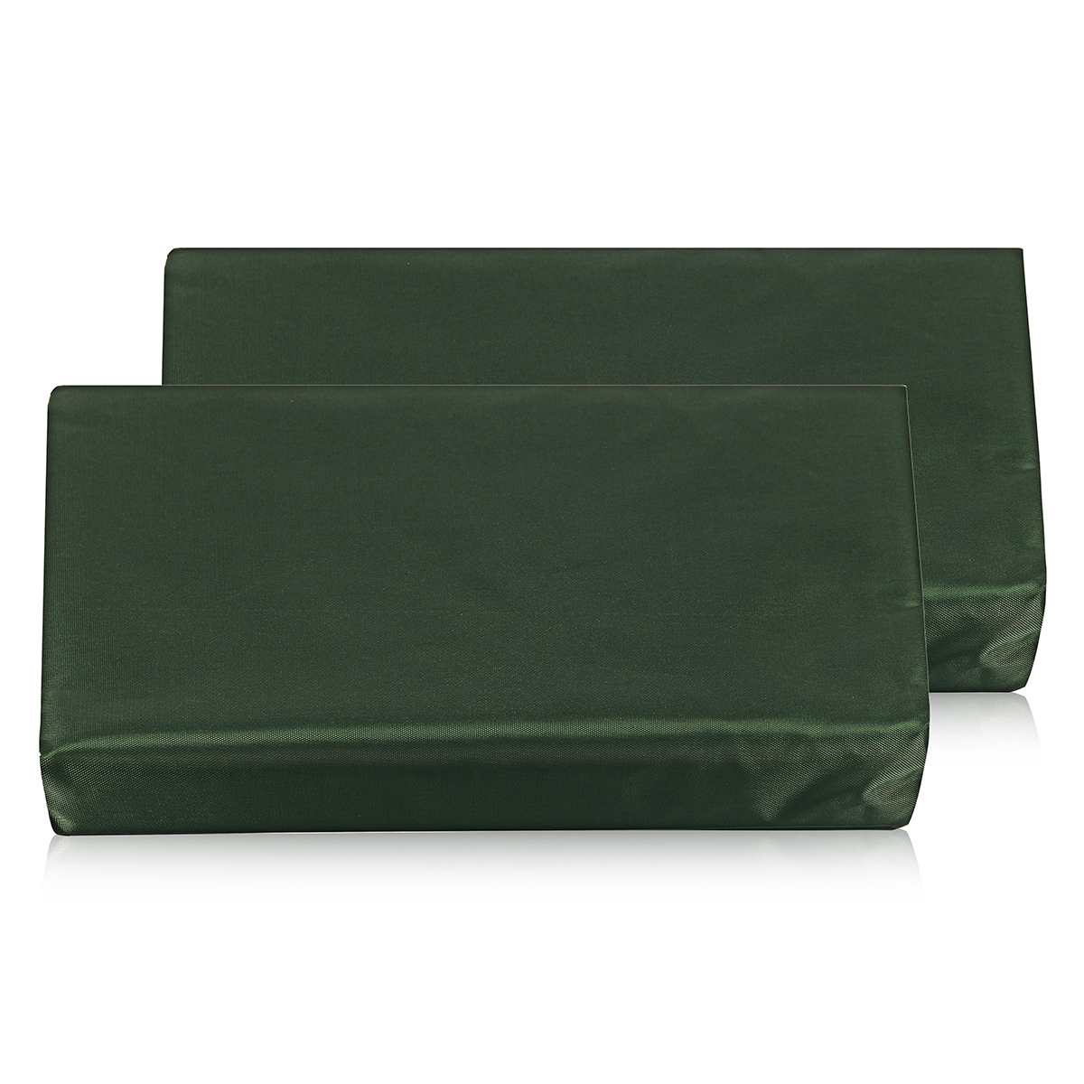 Cubierta para el sol de 4,72x1,2 m, 2 uds., juego de dosel para acampar al aire libre, cubierta para el jardín, refugio para el sol, impermeable, poliéster, toldo tejido de repuesto: green