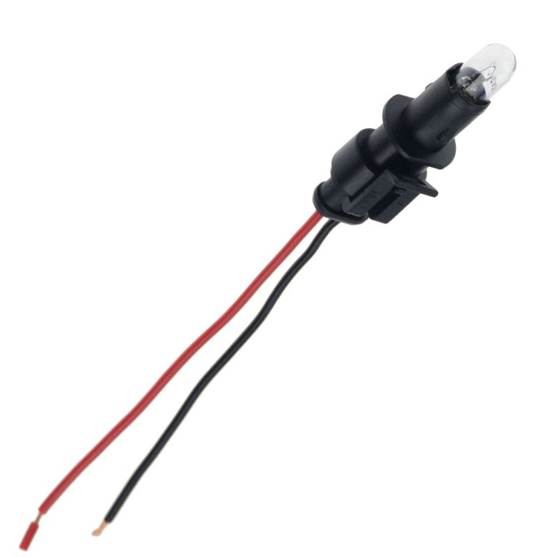 Led  t10 fitting lamphouder adapters kabel  ,12v 21w t10 lamp optioneel: Mannelijke-vrouwelijke-bol