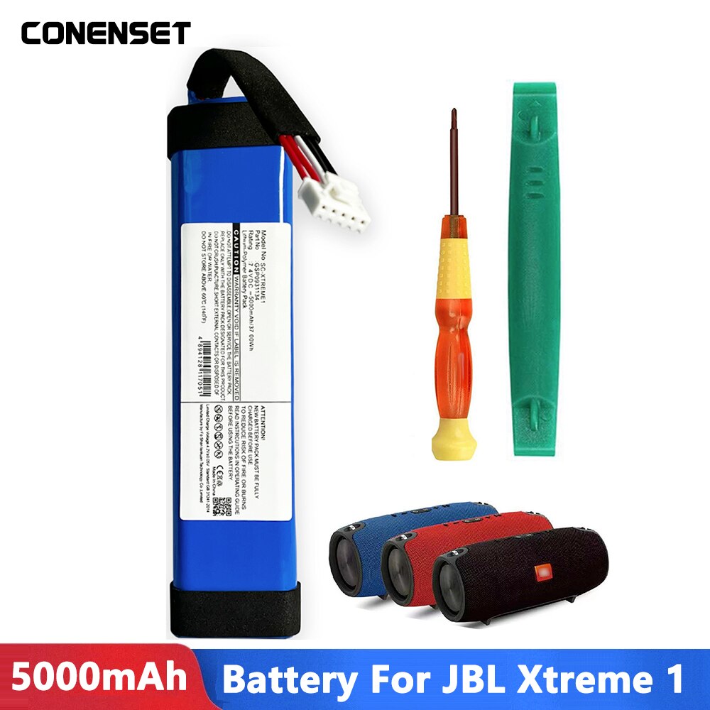 Originele 5000Mah GSP0931134 Vervangende Batterij Voor Jbl Xtreme 1 Bluetooth Draadloze Speaker Batterijen Met Gereedschap