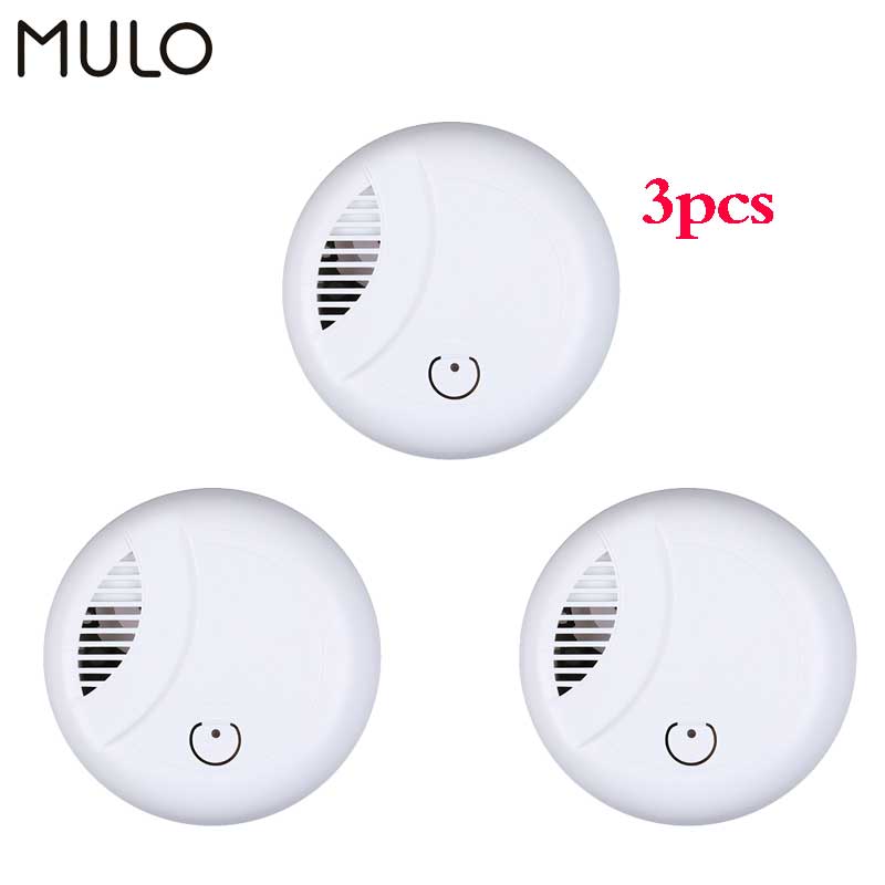MULO Portable Smoke Detector Fire Safety for Home Hotel School Independent Fire Smoke Sensor Security Alarm Fire Equipment: 3