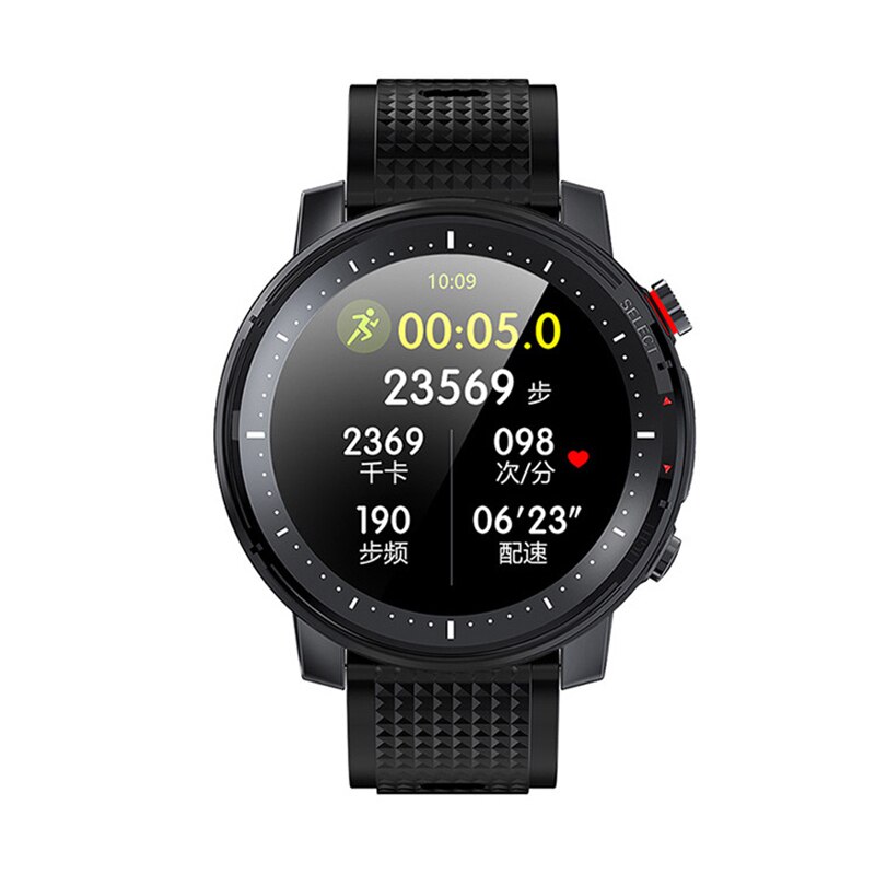 L15 smart ur mænd  ip68 vandtæt smartwatch med ecg ppg blodtryk puls sport fitness fuld berøringsskærm smartwatch: 1