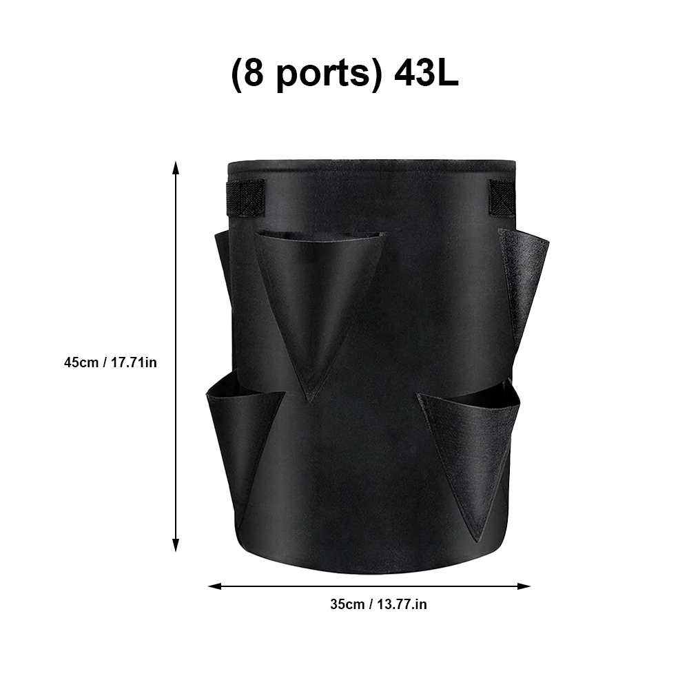 Hangende aardbei plantenbak, aardbei kweekzakken, groenten plantenbakken, verticale tuin hangende muur plantenbak, PE aardbei planten kweekzakken, planten containers voor aardbei tomaat heet, 10