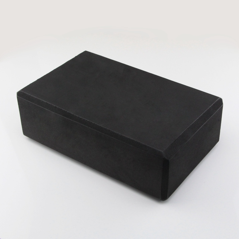 Kleurrijke Eva Foam Yoga Blok Baksteen Oefening Fitness Tool Oefening Workout Stretching Aid Body Vormgeven Gezondheid Training Apparatuur: Black