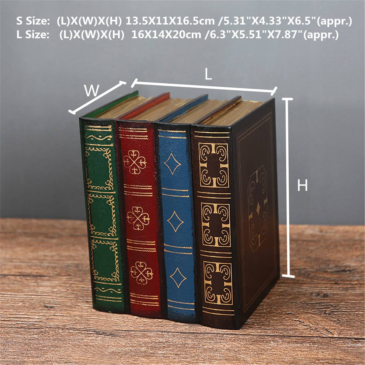 YUJUVI 5 stuks decoratieve boeken, modieuze boekendecoratie, voor binnen, moderne decoratieve boeken ter decoratie, plank, salontafel voor thuis (5 stuks A