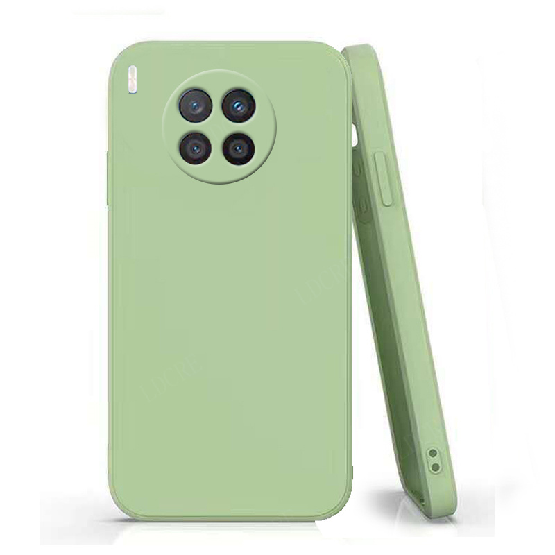 Para funda Huawei Nova 8i funda para Nova 8i Capas teléfono armadura a prueba de golpes silicona TPU funda suave para Huawei Nova 8 8i Fundas: Madera / green