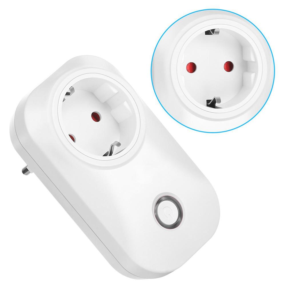 Neueste WIFI Smart Plug Smart Switch Buchse EU Stecker Audio Control Smart Timing Buchse Drahtlose Outlet Stimme Intelligente Steuerung