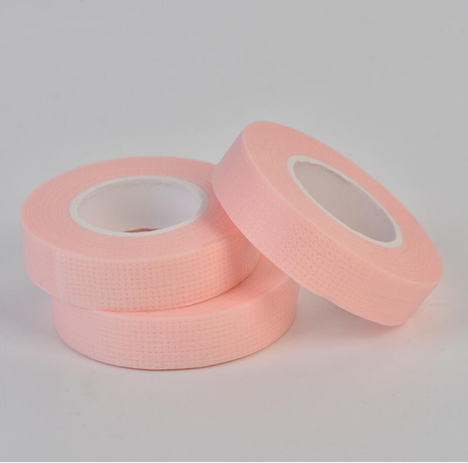 3 Stuks Wimper Extension Groene Tape Sticker Isolatie Met Holesmedical Non-woven Tape Lijm Ademend Patches Bandage: Pink