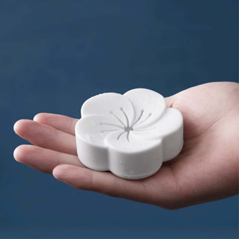 Bloemvorm Air Verse Doos Auto Wc Wierook Opbergdoos Elimineren Geuren Geur Luchtverfrisser Aromatherapie Doos Deodorizer 1 stuk