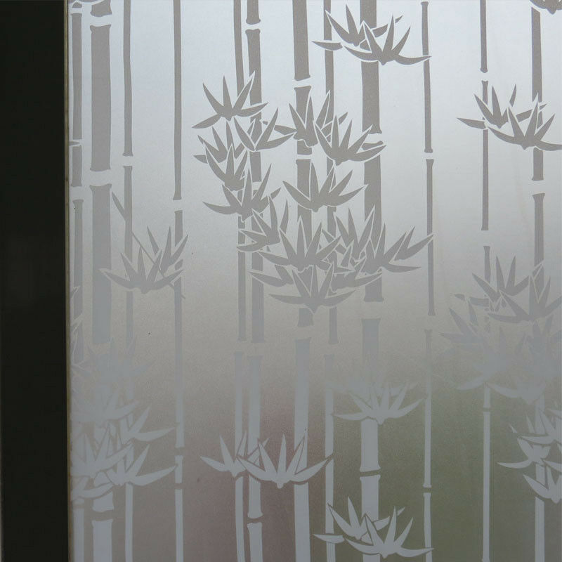 Privatliv soveværelse badeværelse hjem glasvindue dør glasindretning frostet vindue film statisk klæbende frosting klistermærke: E
