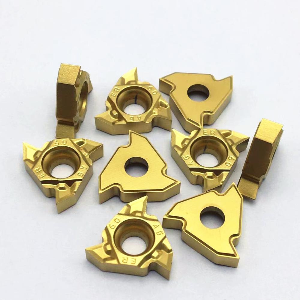 MMT 16IR 16ER AG60-S UE6020 VP15TF US735 MMT16IR MMT16ER herramienta de torno de hilo prensado CNC, herramienta de torneado, piezas de 16ER AG60-S