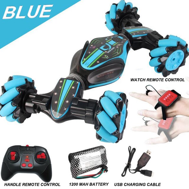 Global Funhood GW124 RC Remote Control Twist Stunt Car Machaine on The Radio Off-Road Vechile Toy for Kids