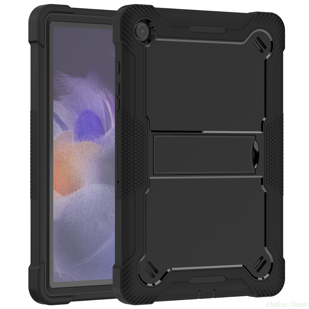 apply to iPad 9.7 inch 6th A1893 A1954 A1822 A1823 Anti fall armor protective shell with bracket tablet case: 8 / black