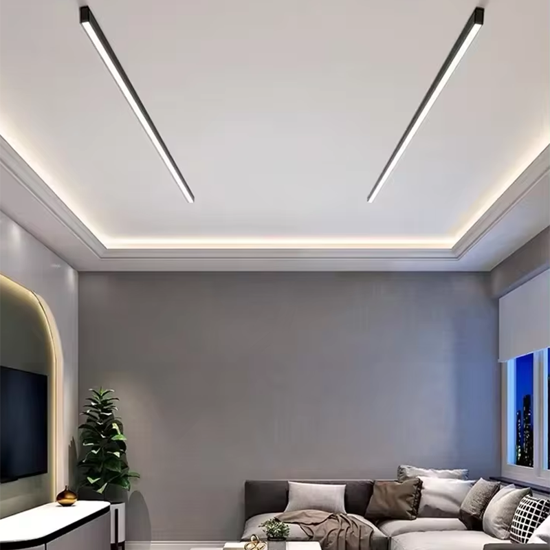 Lange LED-strip plafondlamp schijnwerper voor slaapkamer eetkamer woonkamer garderobe minimalistische led-plafondlamp binnendecoratie