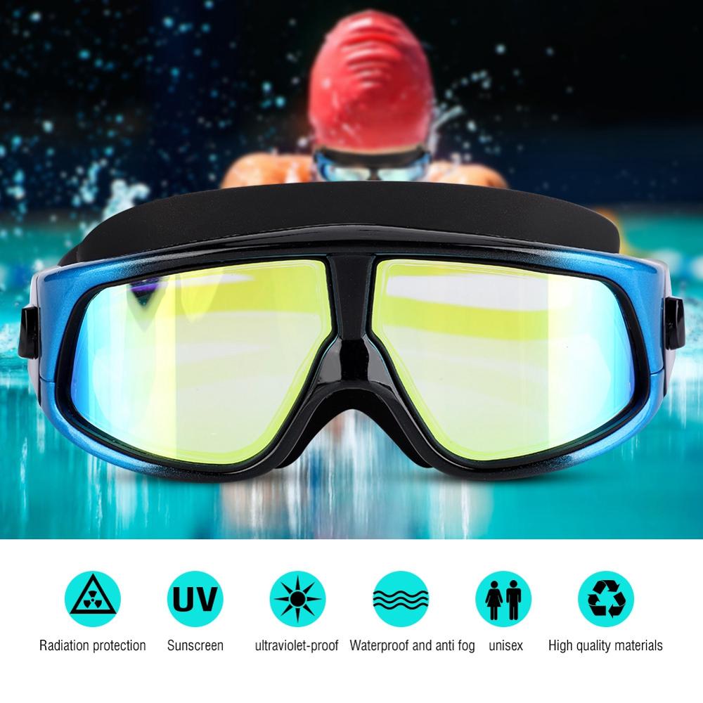 Siliconen Zwembril Hd Non-Gepolariseerde Waterdichte Bril Uitgerust Met Bijziendheid Bril