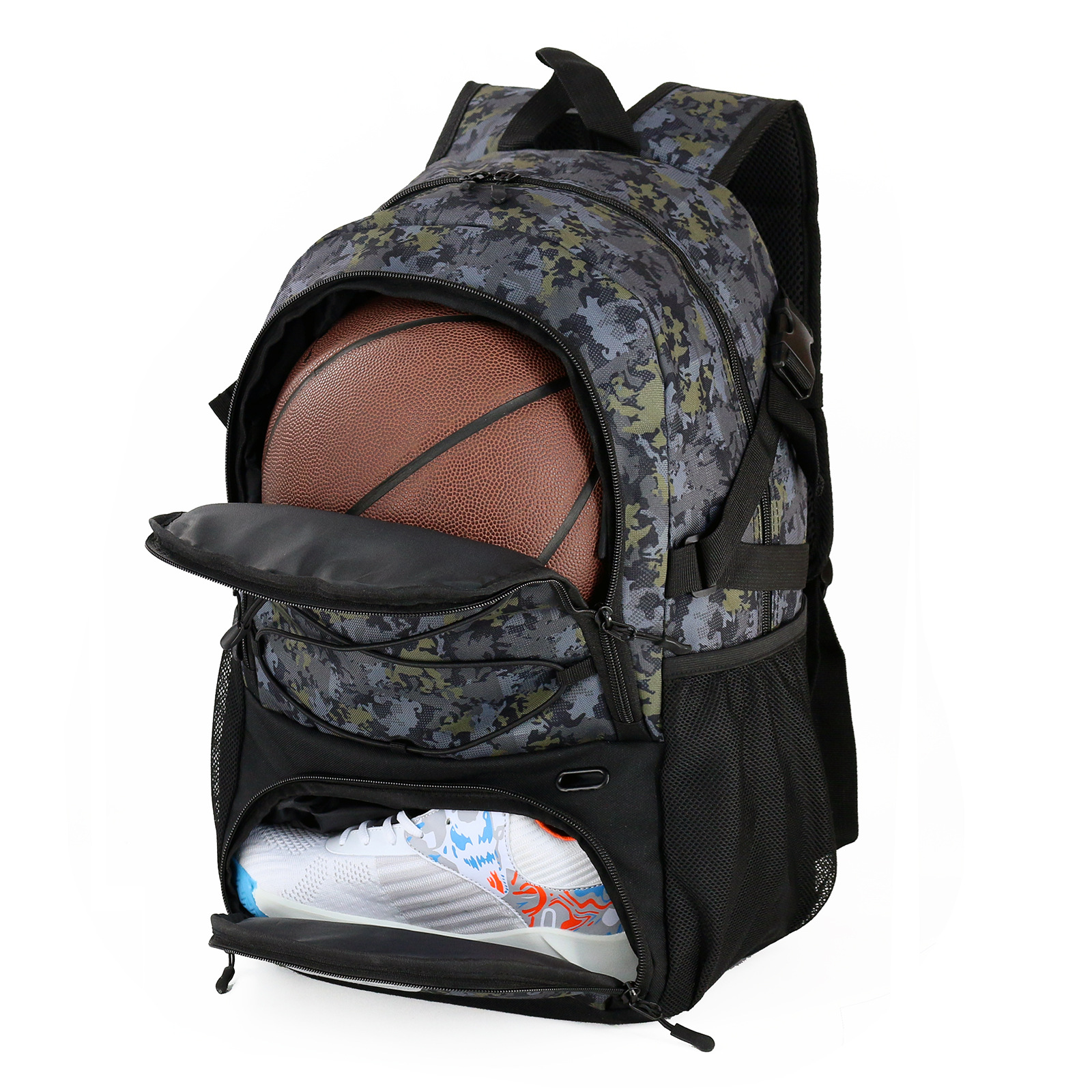 Sporttasche mit separatem Ball halter Basketball rucksack großes Schuh fach für Basketball Fußball Volleyball Schwimm gymnastik Reisen