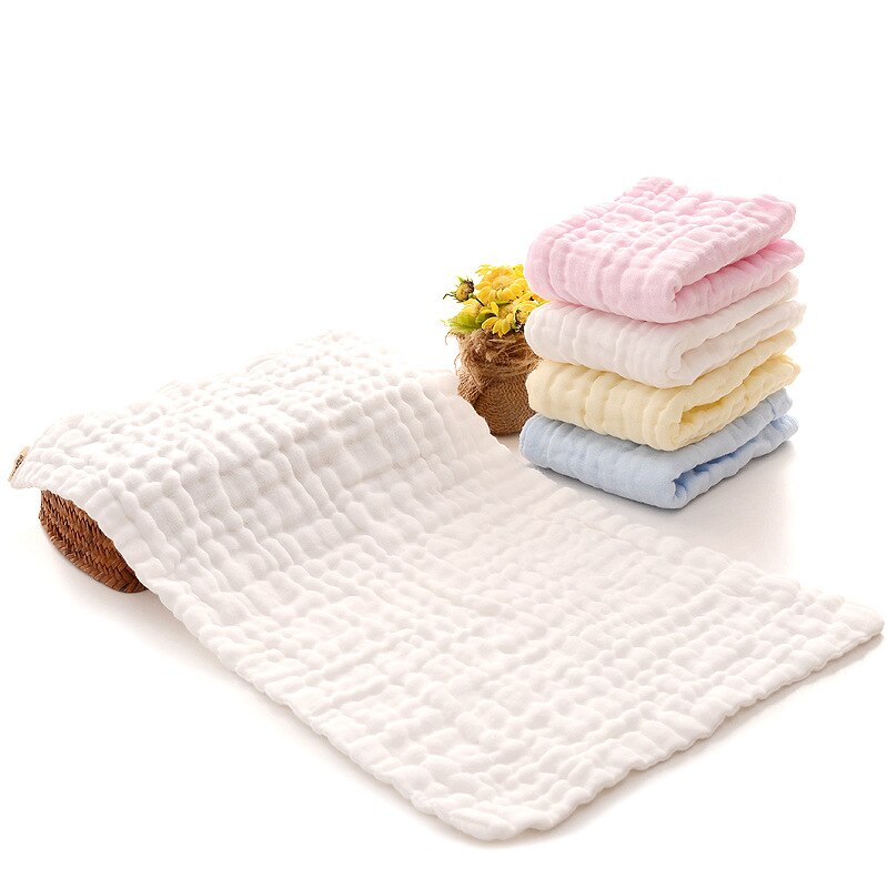 25*45Cm 100% Gaas Katoenen Baby Zakdoek Vierkante Handdoek Mousseline Katoen Baby Gezicht Handdoek Veeg Doek Sussen Handdoek: 08