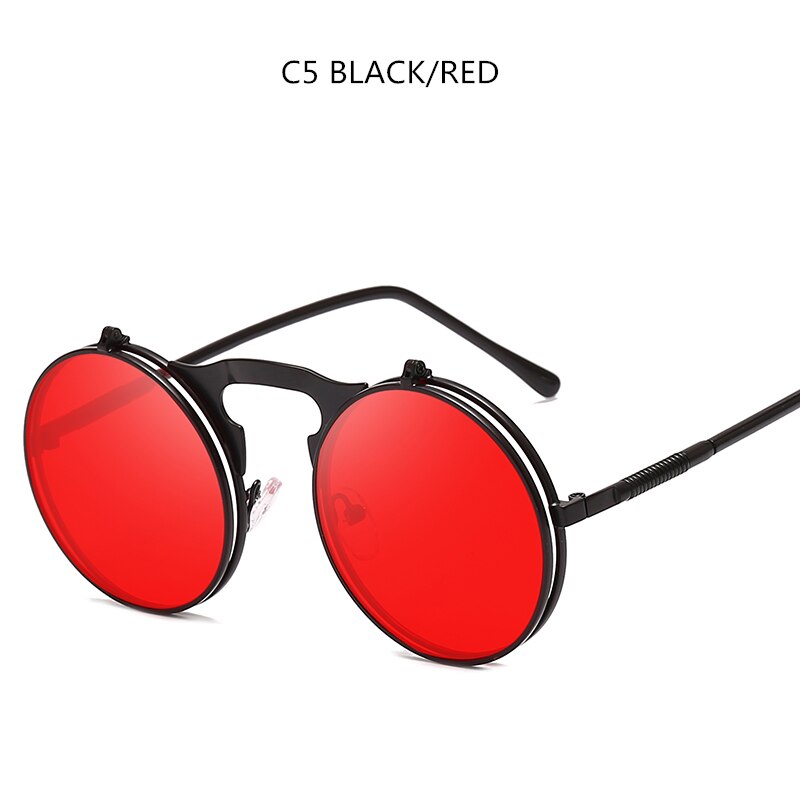 Vintage Retro Ronde Zonnebrillen Voor Mannen Vrouwen Punk Brillen Gothic Steampunk Zonnebrillen ZPG kopen vanaf een prijs van 4.9