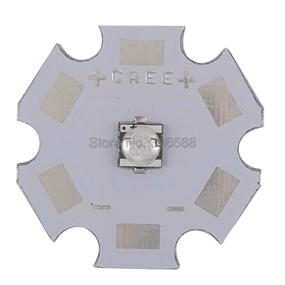 10pcs/lot! Cree XLamp XT-E XTE 5W Royal Blue 450NM - 452NM High Power LED Emitter Diode on 8mm / 12mm / 14mm / 16mm / 20mm PCB