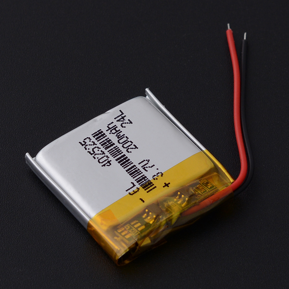 Batteria ricaricabile ai polimeri di litio Li-ione da 3,7 V 200 mAh 402525 302525 502525 602525 702525 802525 902525 102525